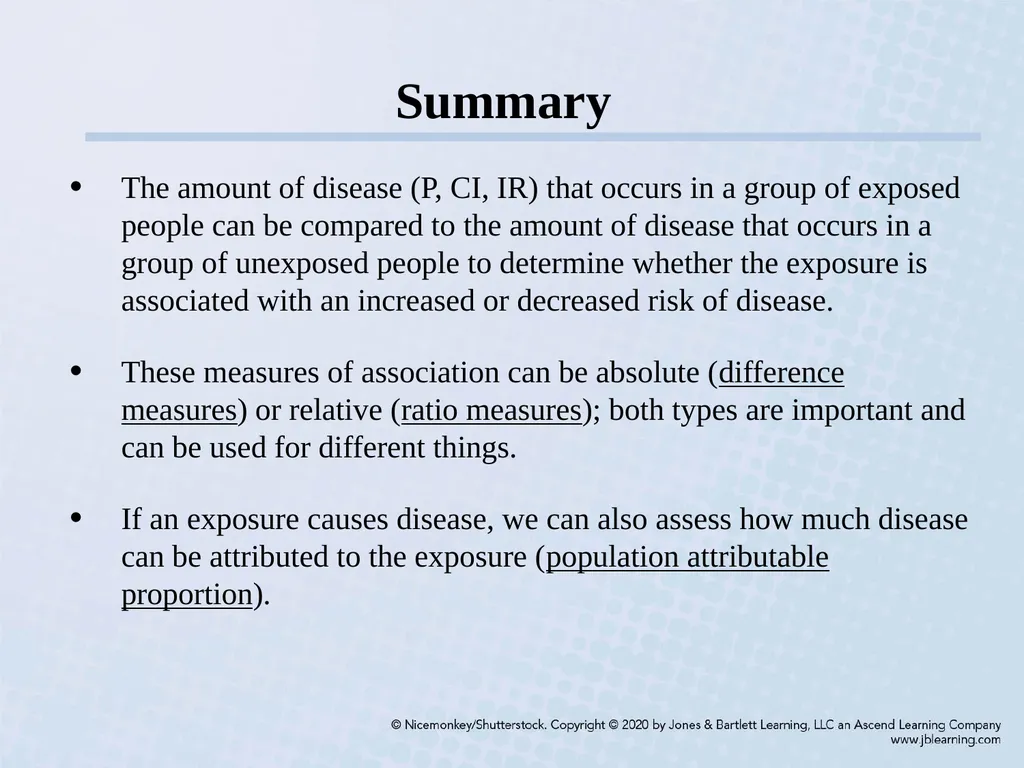 Chapter 3 Comparing Disease Frequencies Our - slide 44 of 60