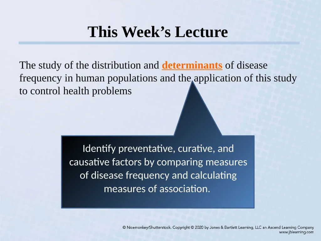 Chapter 3 Comparing Disease Frequencies Our - slide 4 of 60
