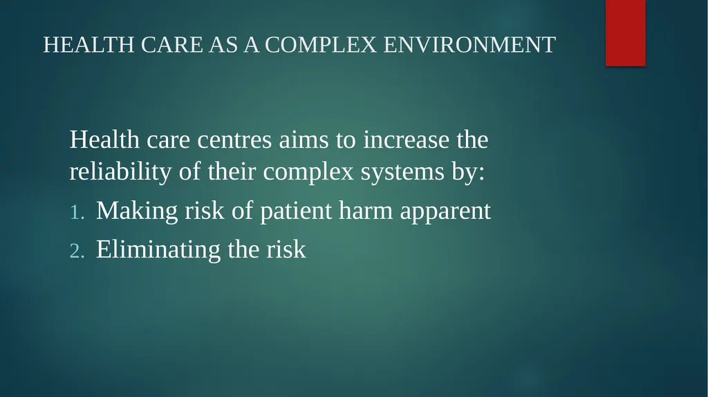 Meadowview Hospital RISK-MANAGEMENT PLAN RECENT - slide 8 of 26