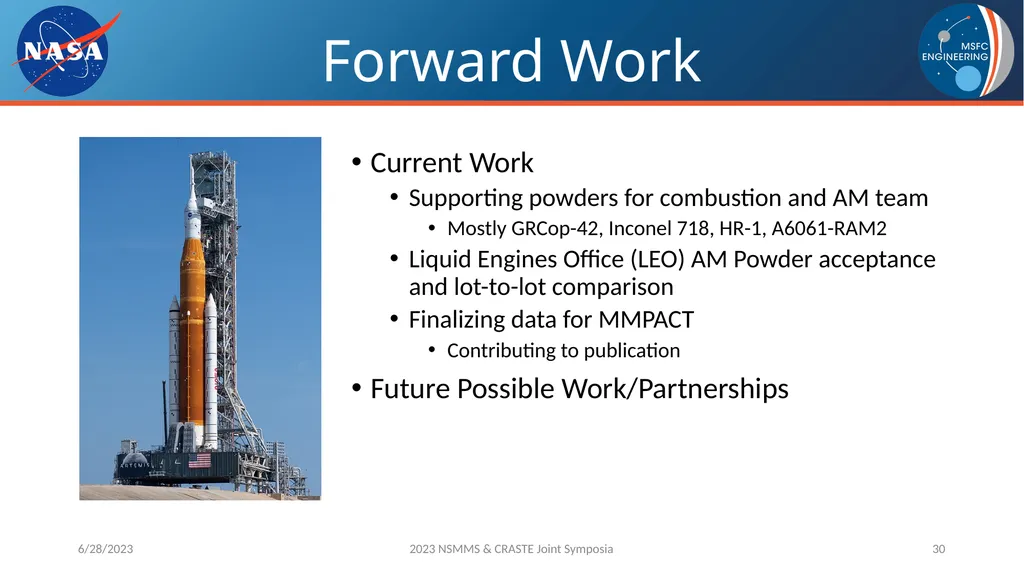 AM Powder Flowability Capabilities at NASA - slide 30 of 33