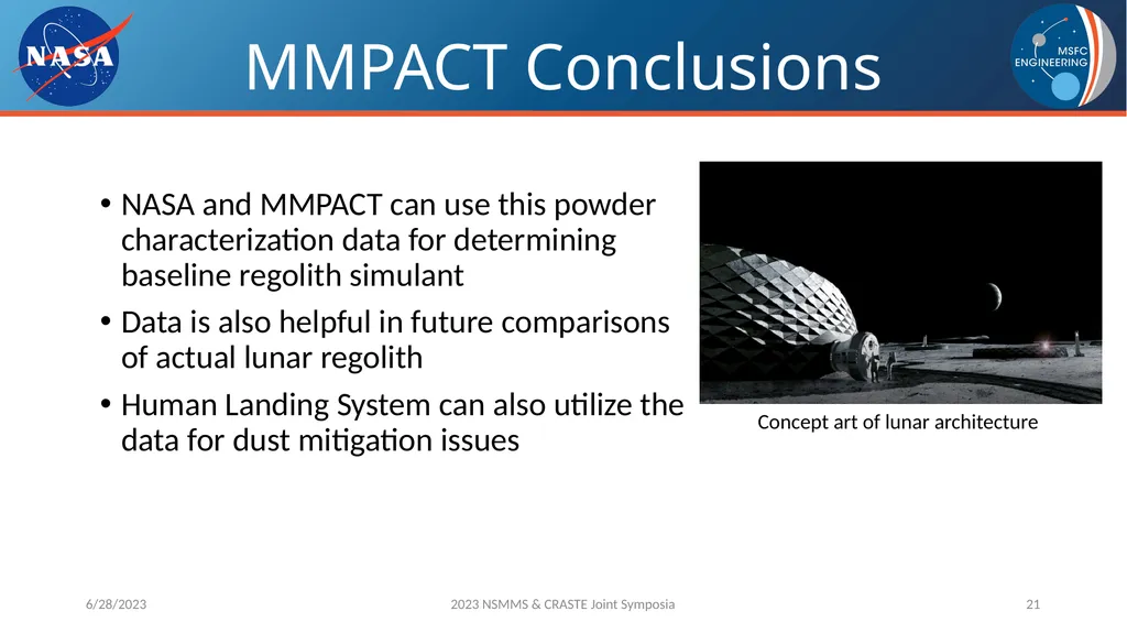 AM Powder Flowability Capabilities at NASA - slide 21 of 33