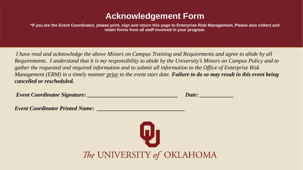 Minors on Campus Training for University Students - slide 27 of 27