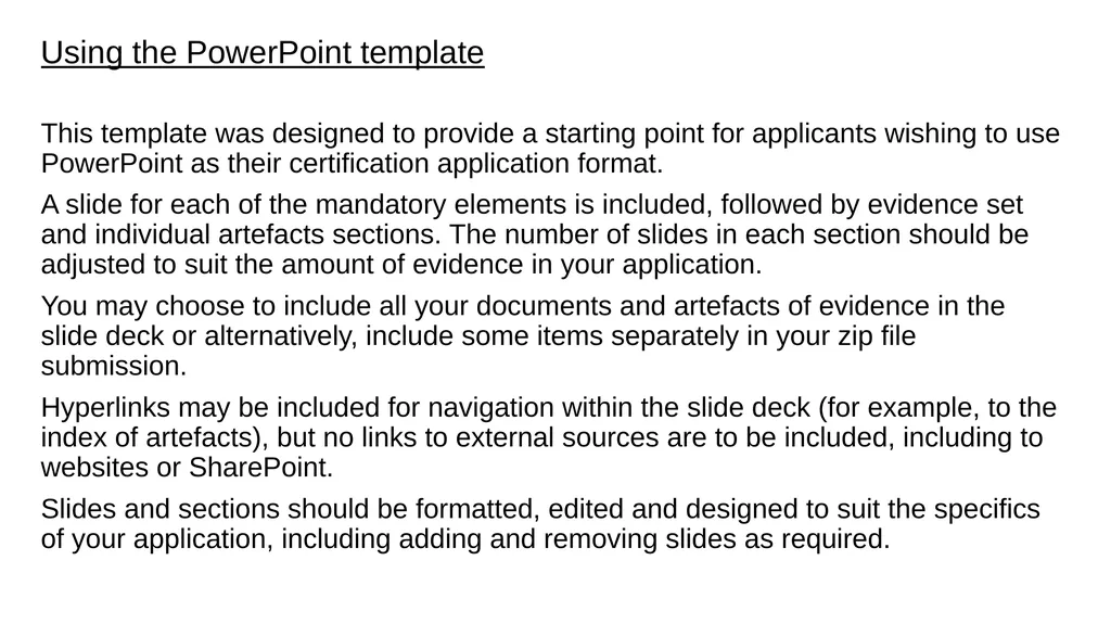 Using the PowerPoint template This template was - slide 1 of 32