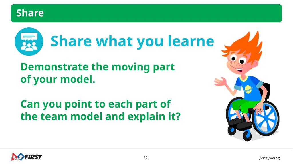 SESSION 8 Team Model I can work with my team - slide 10 of 13