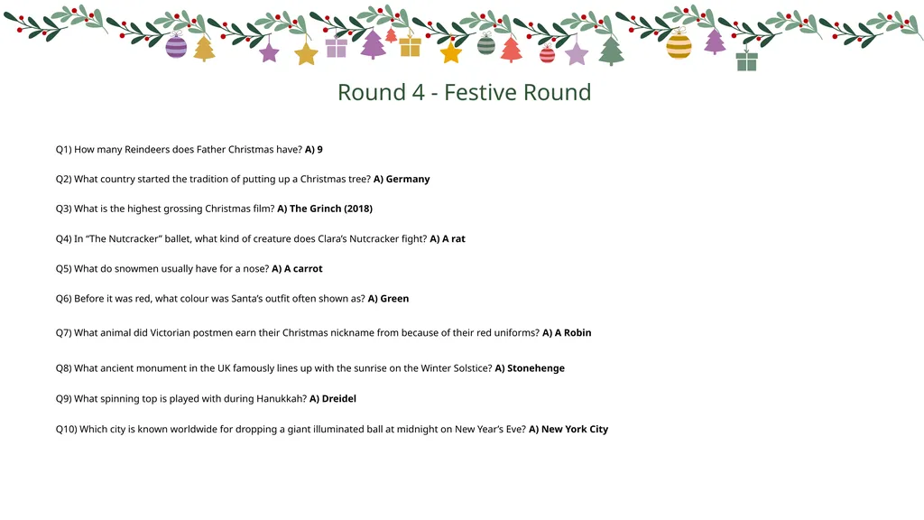 FESTIVE CAREERS QUIZ Round 1 - Picture Round Write - slide 11 of 12