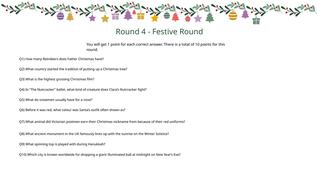 FESTIVE CAREERS QUIZ Round 1 - Picture Round Write - slide 5 of 12