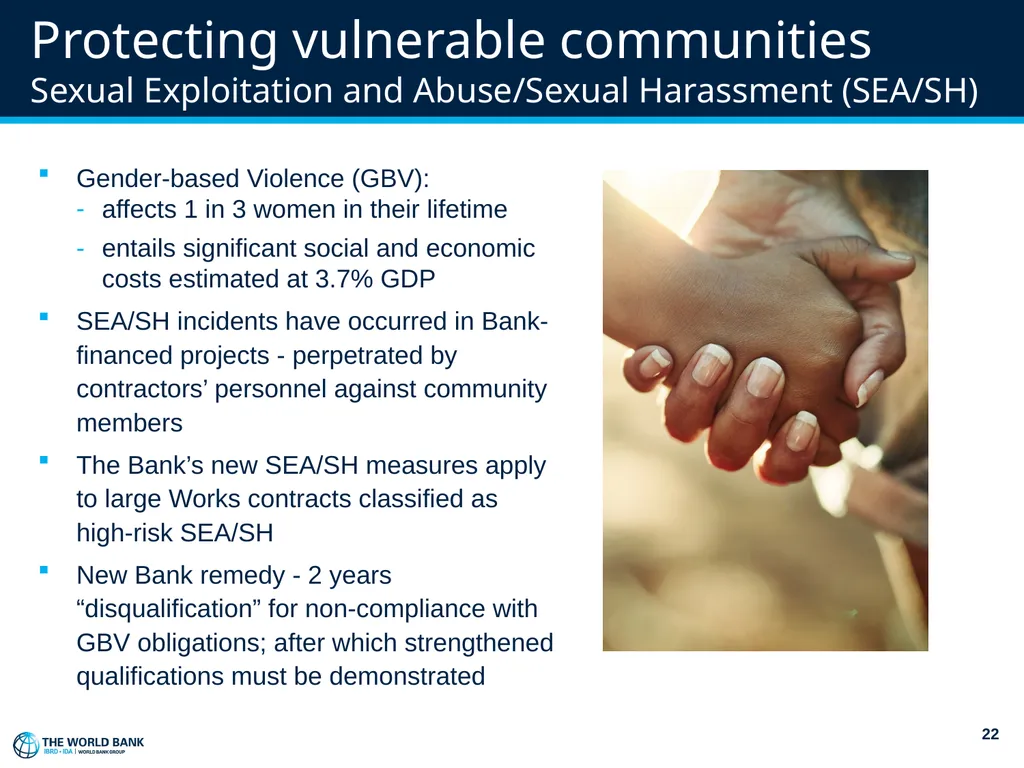World Bank Procurement Framework & Business - slide 22 of 25