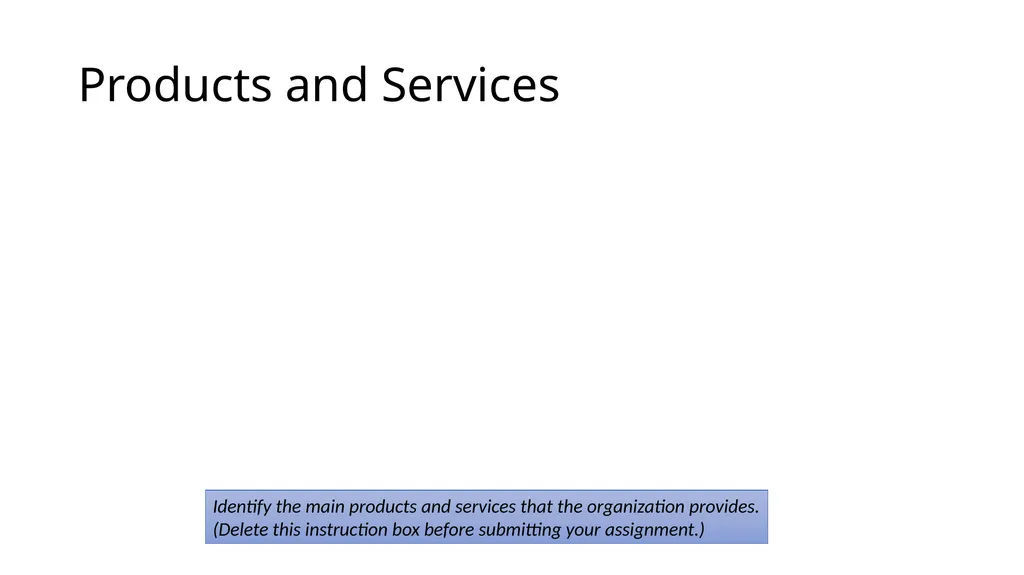 TECH460 Module 2 Organization Profile and Problem - slide 4 of 6