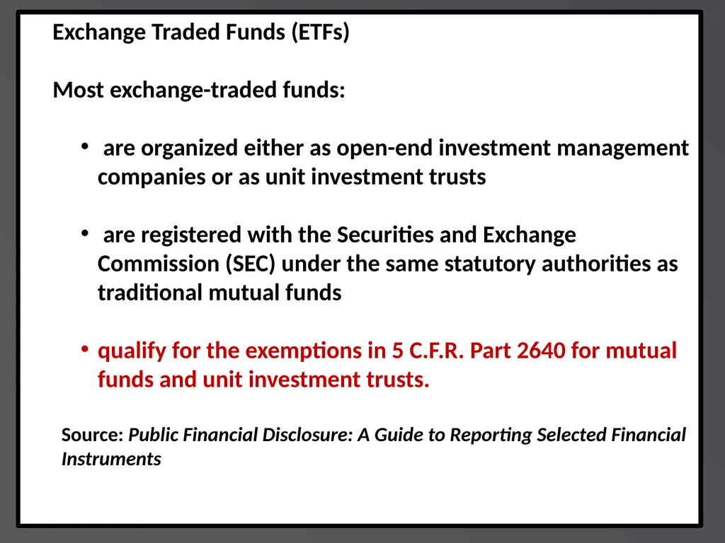 Applying Commonly Used Exemptions at 5 CFR part - slide 22 of 61