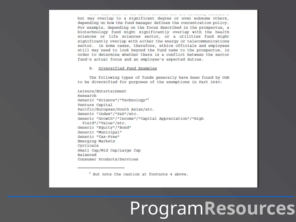 Applying Commonly Used Exemptions at 5 CFR part - slide 29 of 61