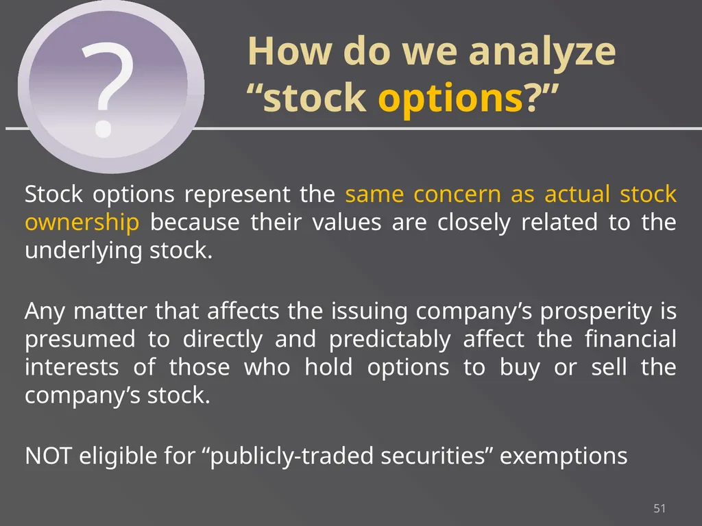 Applying Commonly Used Exemptions at 5 CFR part - slide 51 of 61