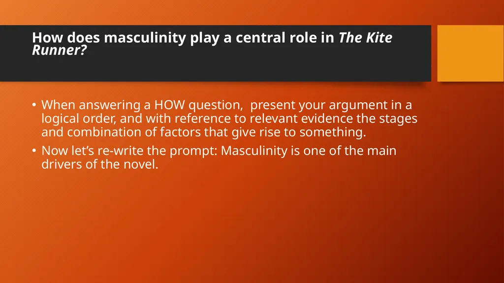Essay Topics for The Kite Runner UNPACKED - slide 12 of 13