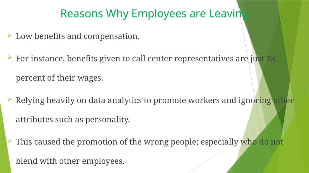 Improving Employee Retention Rate Name Institution - slide 7 of 14