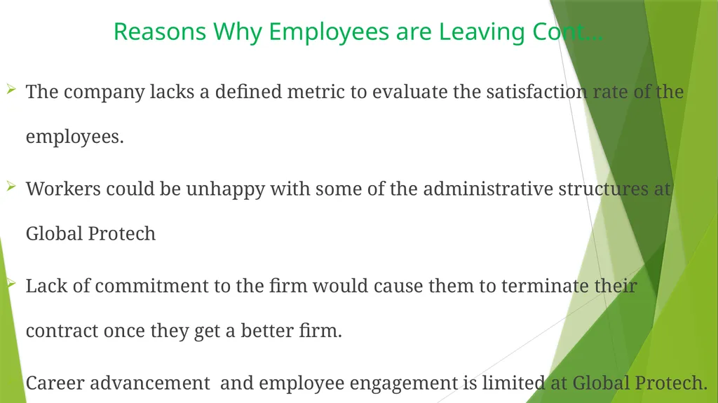 Improving Employee Retention Rate Name Institution - slide 8 of 14