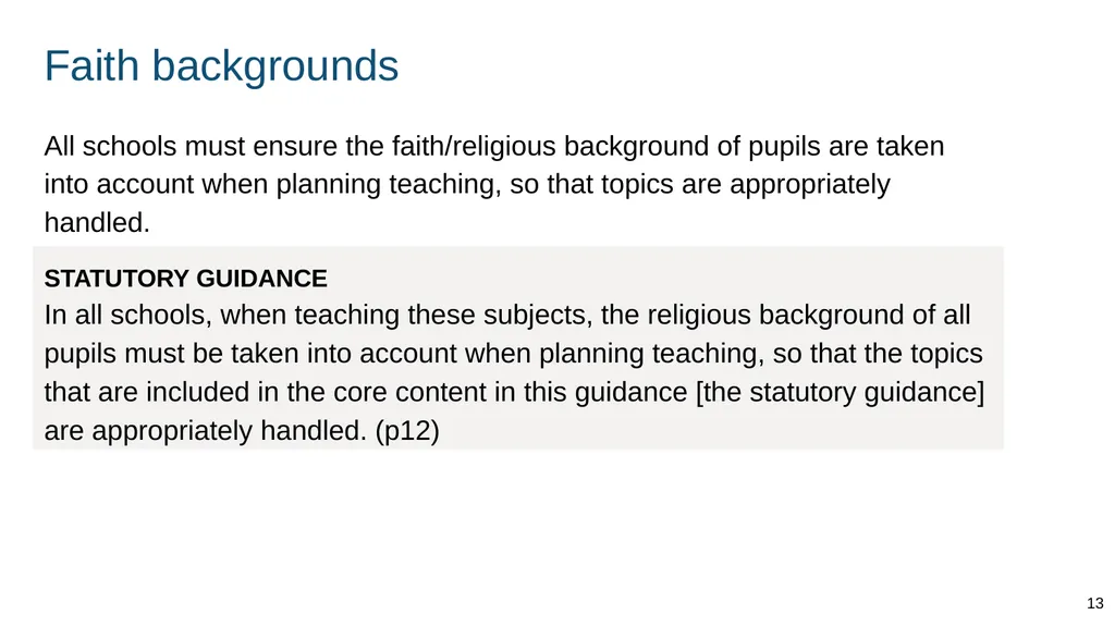 Teaching about intimate and sexual relationships, - slide 13 of 105