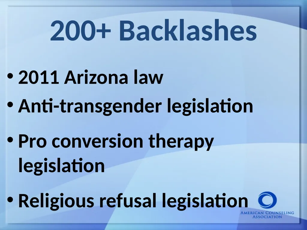 Keeping Up With the Counseling Profession: Current - slide 29 of 45