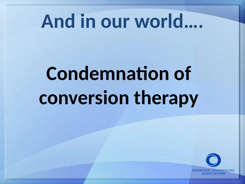 Keeping Up With the Counseling Profession: Current - slide 28 of 45