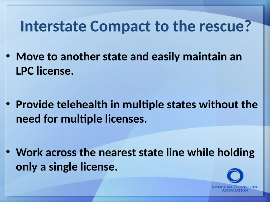Keeping Up With the Counseling Profession: Current - slide 24 of 45