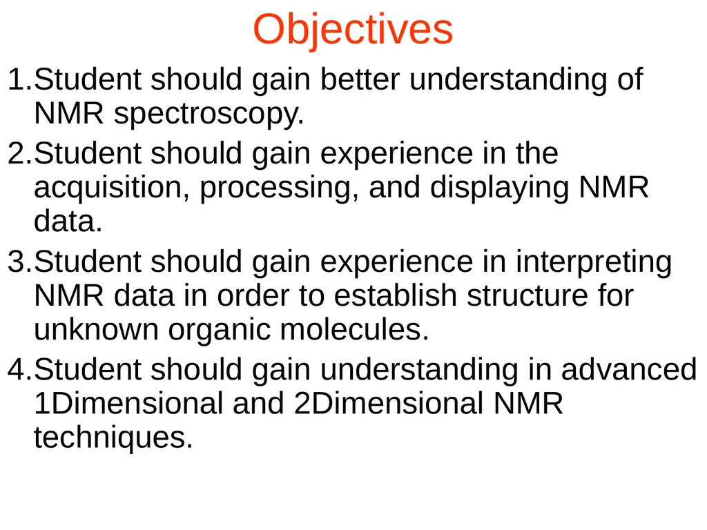 NMR spectroscopy Prepared by Dr. Upali Siriwardane - slide 2 of 50