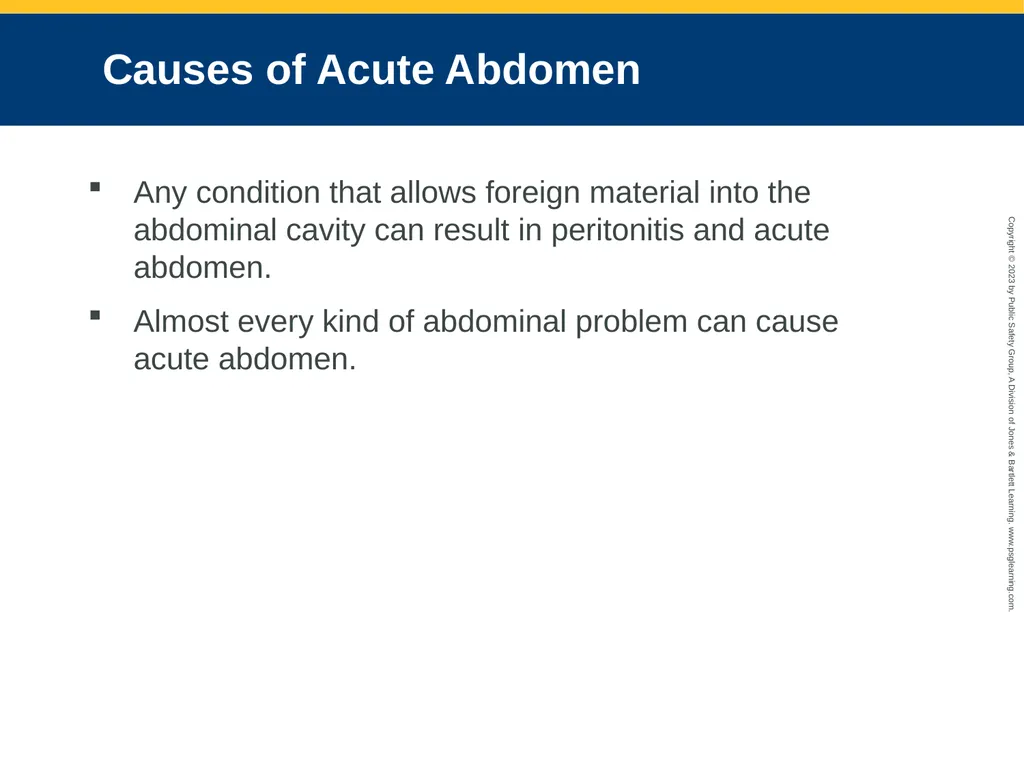 Gastrointestinal and Urologic Emergencies CHAPTER - slide 23 of 89