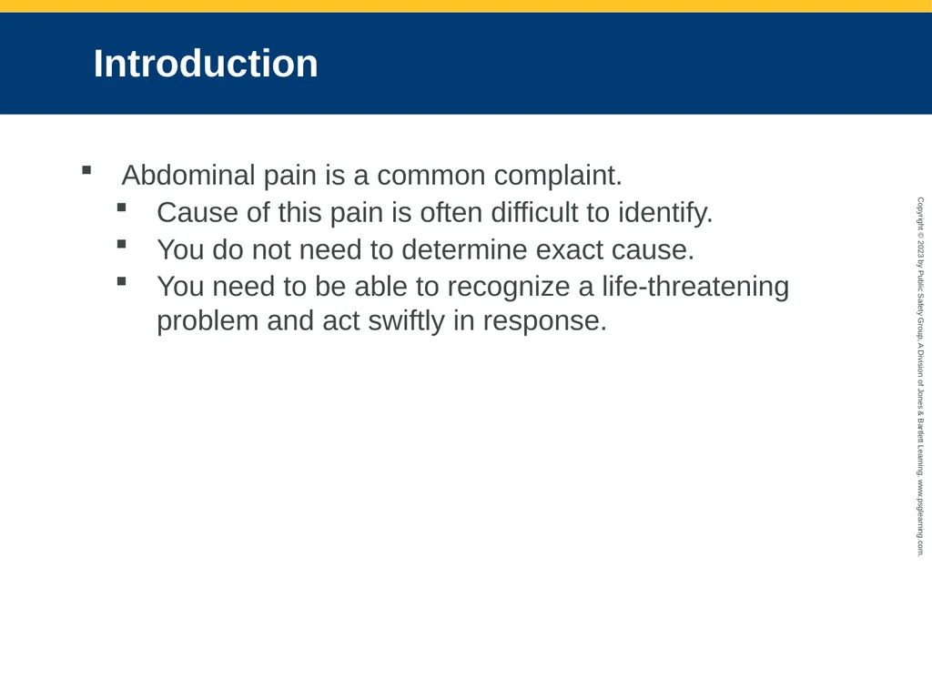 Gastrointestinal and Urologic Emergencies CHAPTER - slide 6 of 89