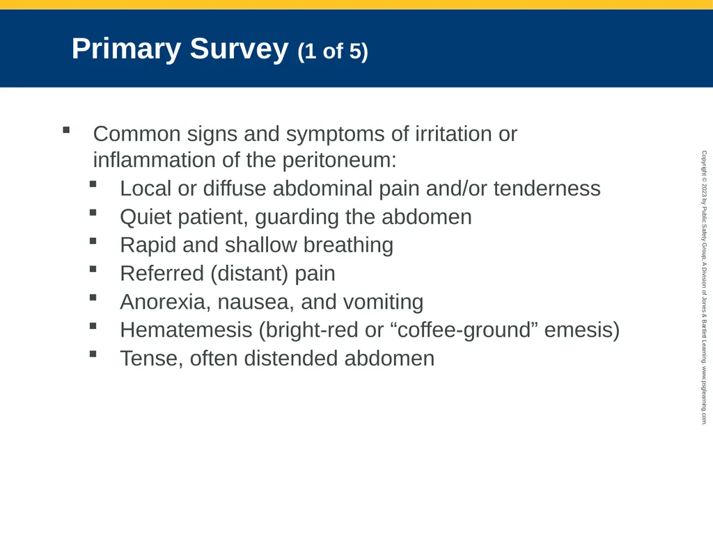 Gastrointestinal and Urologic Emergencies CHAPTER - slide 66 of 89