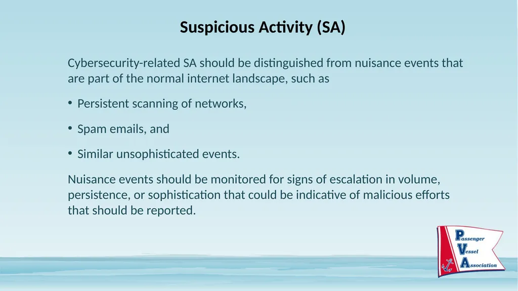 Passenger Vessel Association Cyber Security - slide 23 of 37