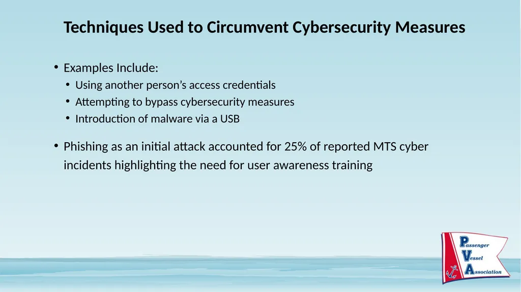 Passenger Vessel Association Cyber Security - slide 14 of 37