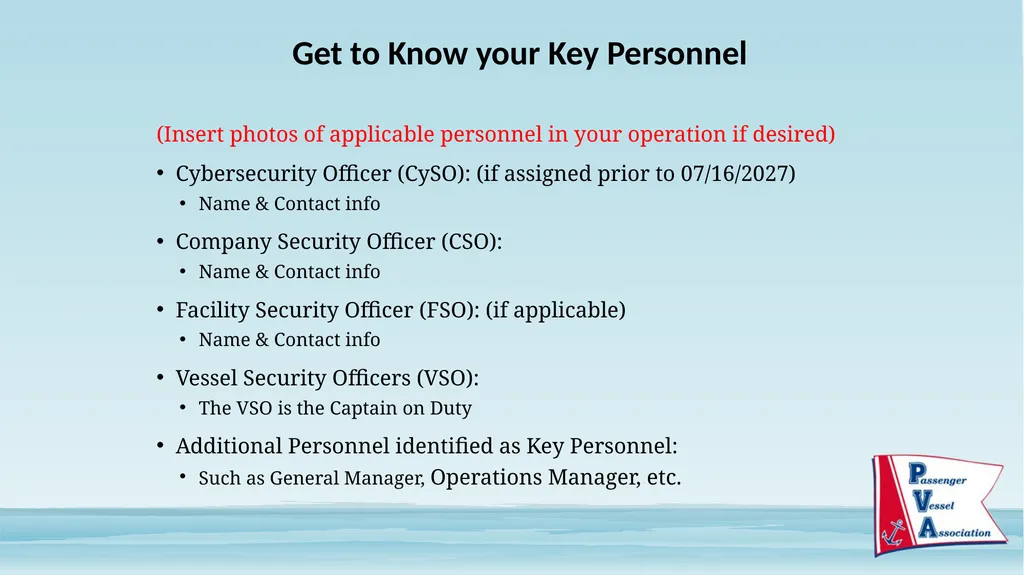 Passenger Vessel Association Cyber Security - slide 6 of 37