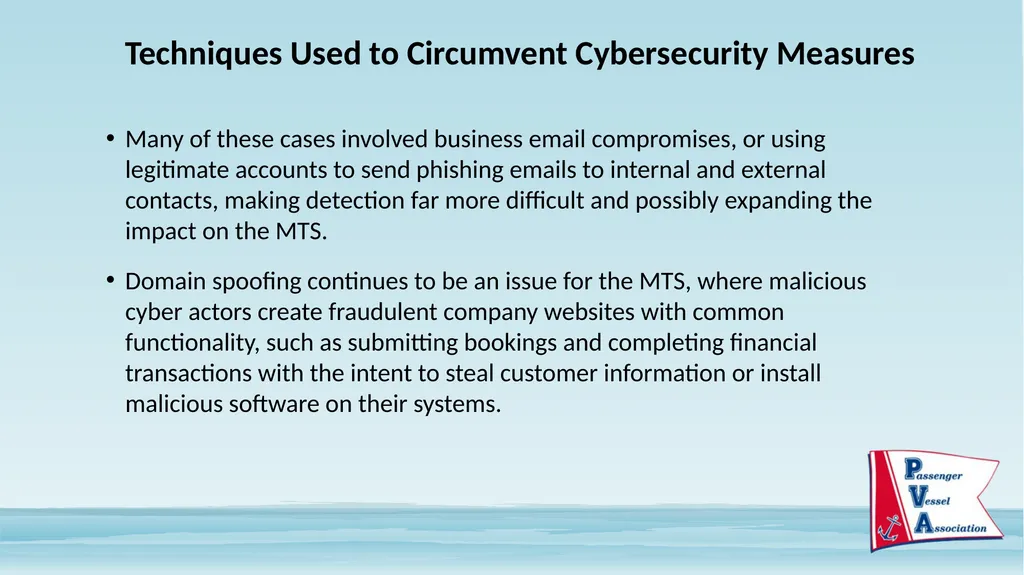Passenger Vessel Association Cyber Security - slide 15 of 37