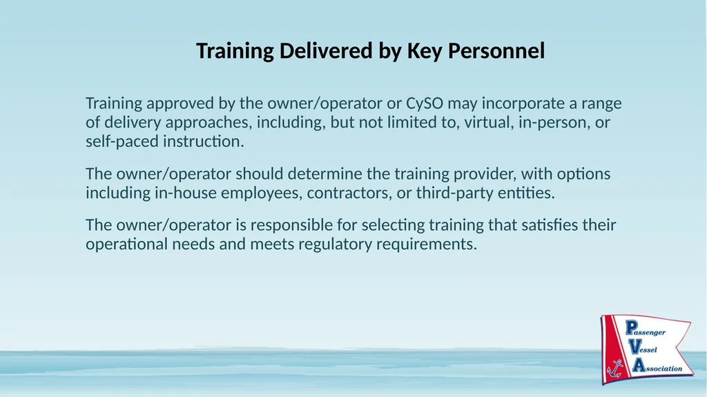 Passenger Vessel Association Cyber Security - slide 34 of 37