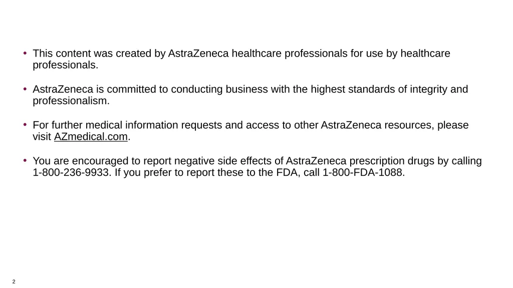 0 Important Information for Health Care Providers - slide 2 of 32