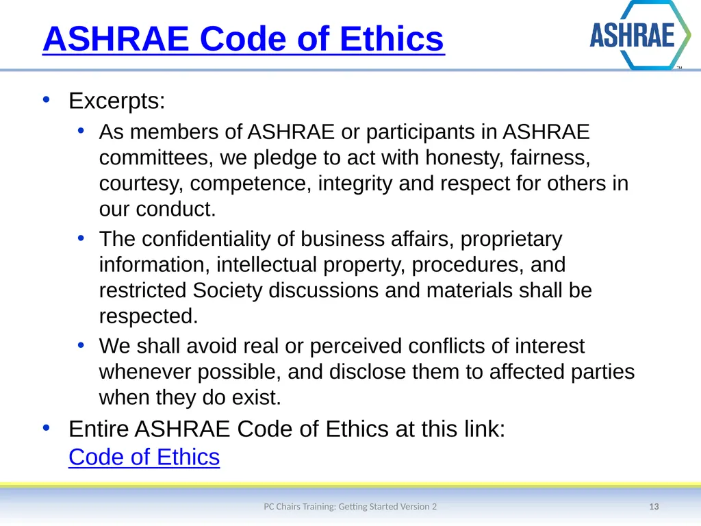 Getting Started – An Overview of the Standards - slide 13 of 44