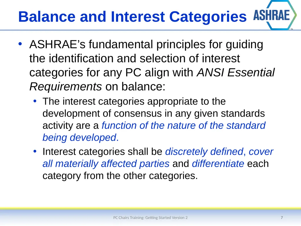 Getting Started – An Overview of the Standards - slide 7 of 44