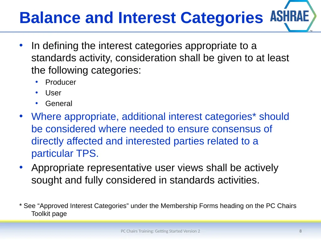Getting Started – An Overview of the Standards - slide 8 of 44