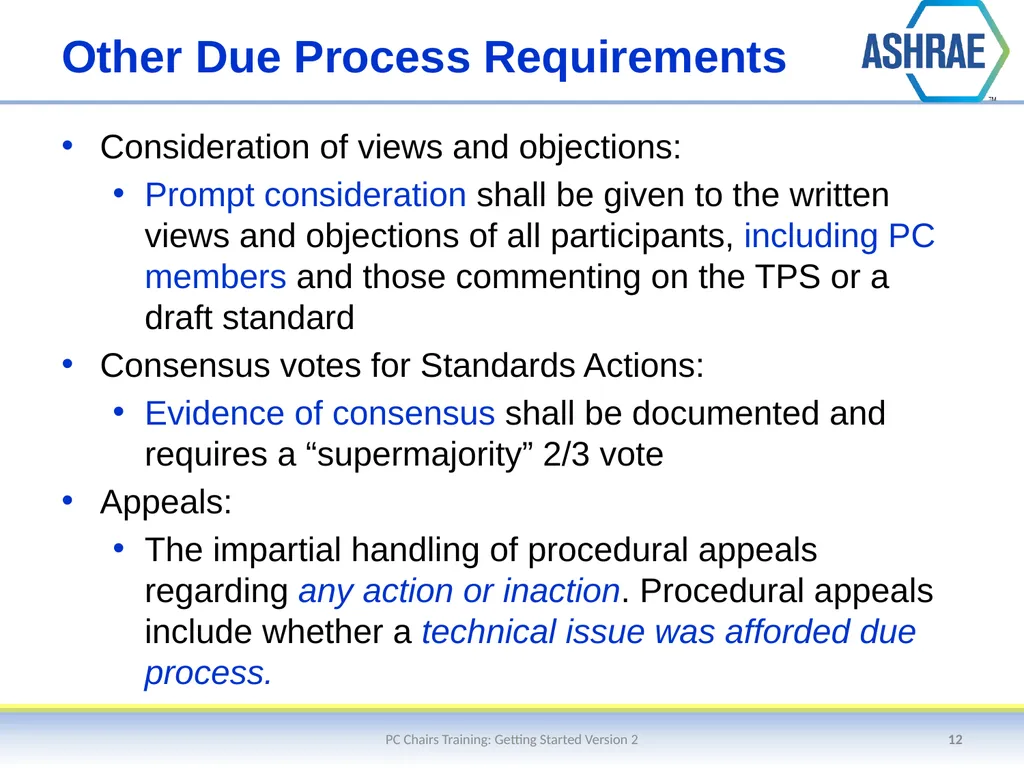 Getting Started – An Overview of the Standards - slide 12 of 44