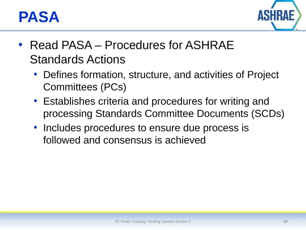 Getting Started – An Overview of the Standards - slide 25 of 44