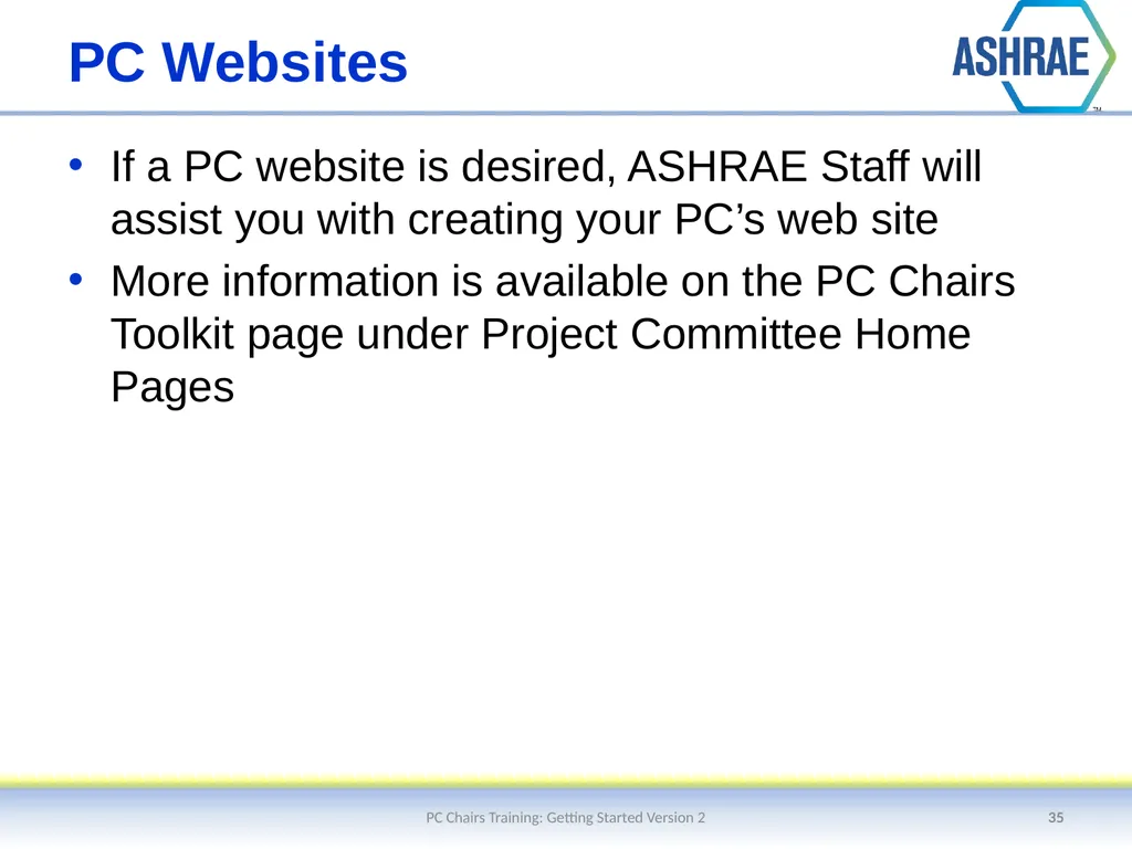 Getting Started – An Overview of the Standards - slide 35 of 44