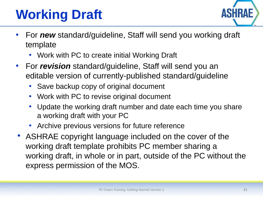 Getting Started – An Overview of the Standards - slide 21 of 44