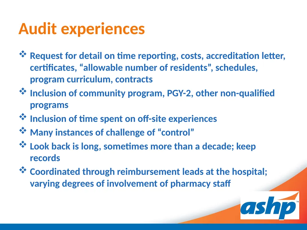 Optimizing GME Pass Through Reimbursement for - slide 24 of 27
