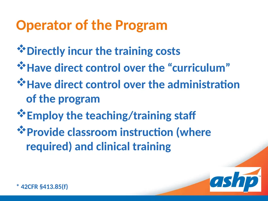 Optimizing GME Pass Through Reimbursement for - slide 12 of 27