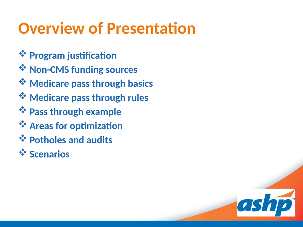 Optimizing GME Pass Through Reimbursement for - slide 3 of 27