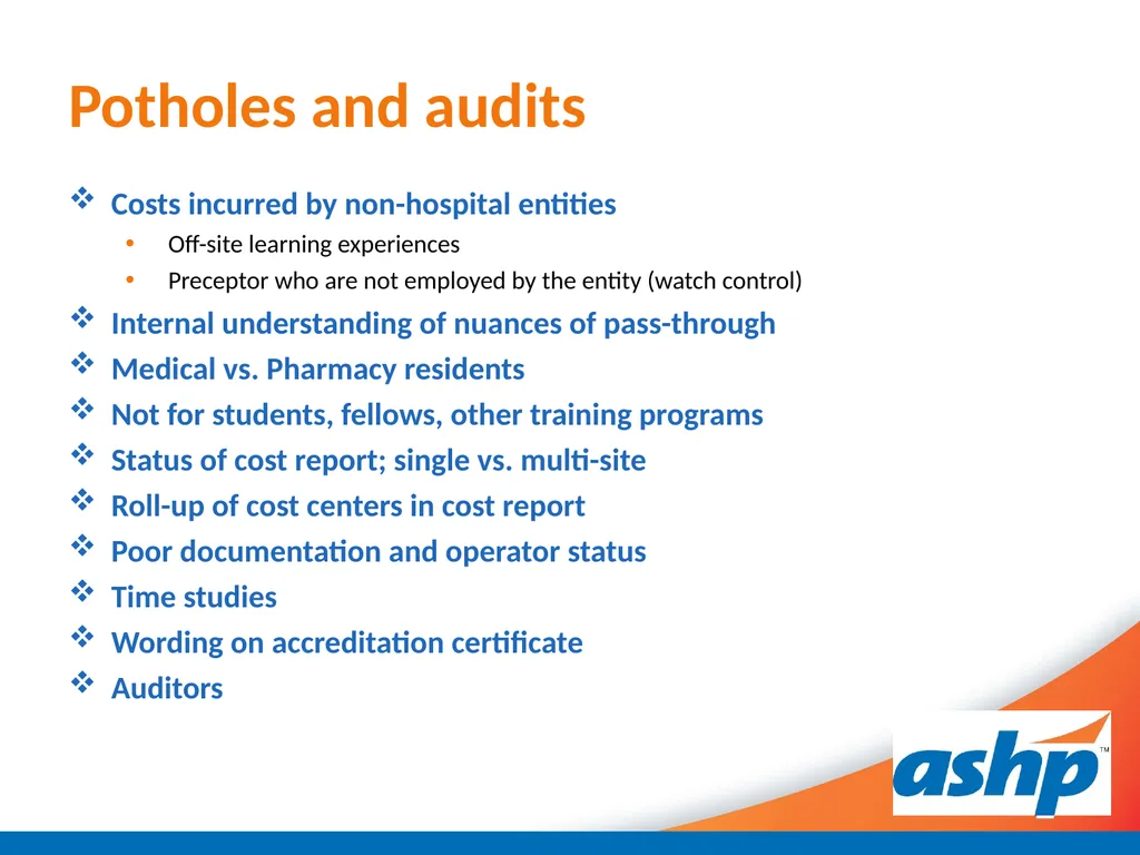 Optimizing GME Pass Through Reimbursement for - slide 23 of 27