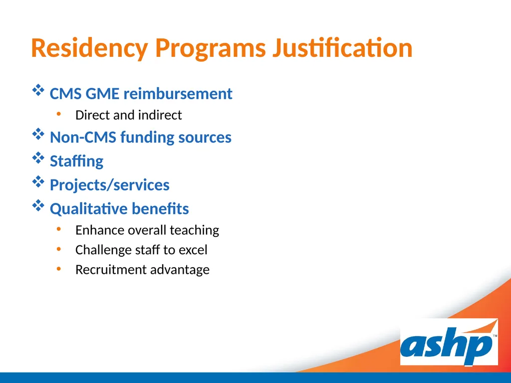 Optimizing GME Pass Through Reimbursement for - slide 4 of 27