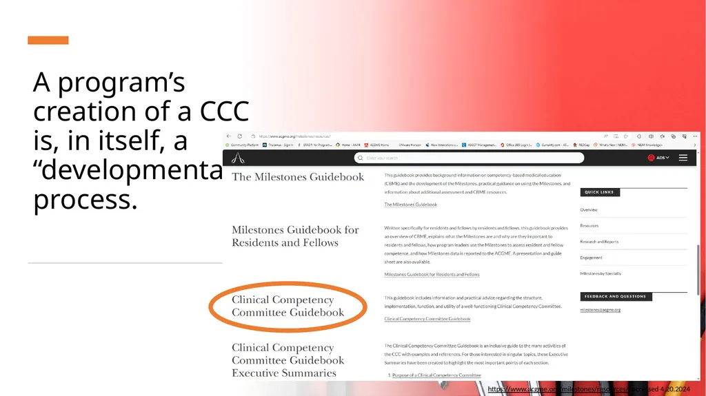 Clinical Competency Committees Best Practices - slide 5 of 31