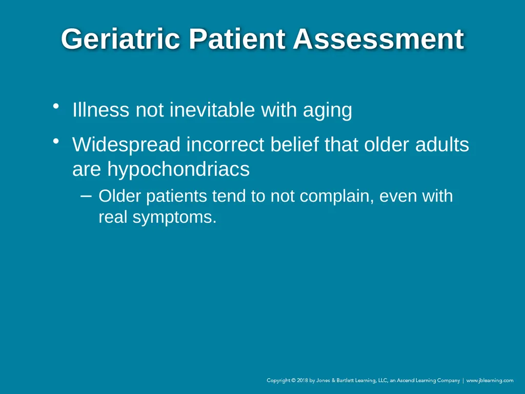 Chapter 44 Geriatric Emergencies Introduction - slide 49 of 242