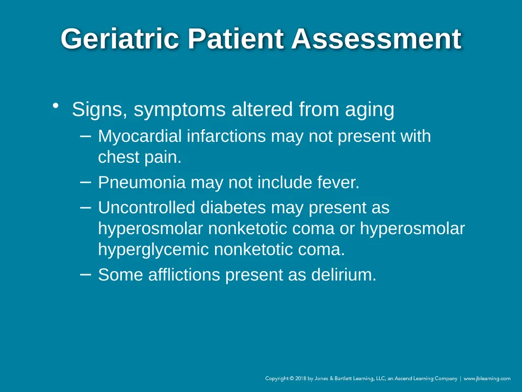 Chapter 44 Geriatric Emergencies Introduction - slide 50 of 242