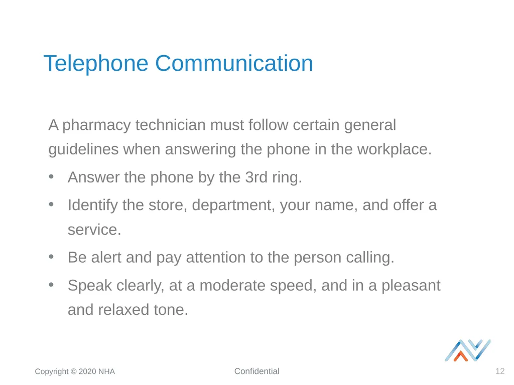 PharmaSeer Module 7: Patient Interaction R 176 G - slide 12 of 21