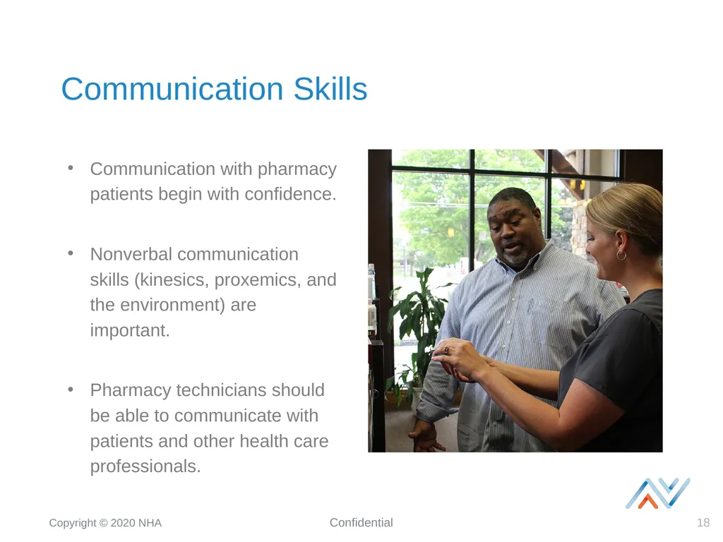PharmaSeer Module 7: Patient Interaction R 176 G - slide 18 of 21