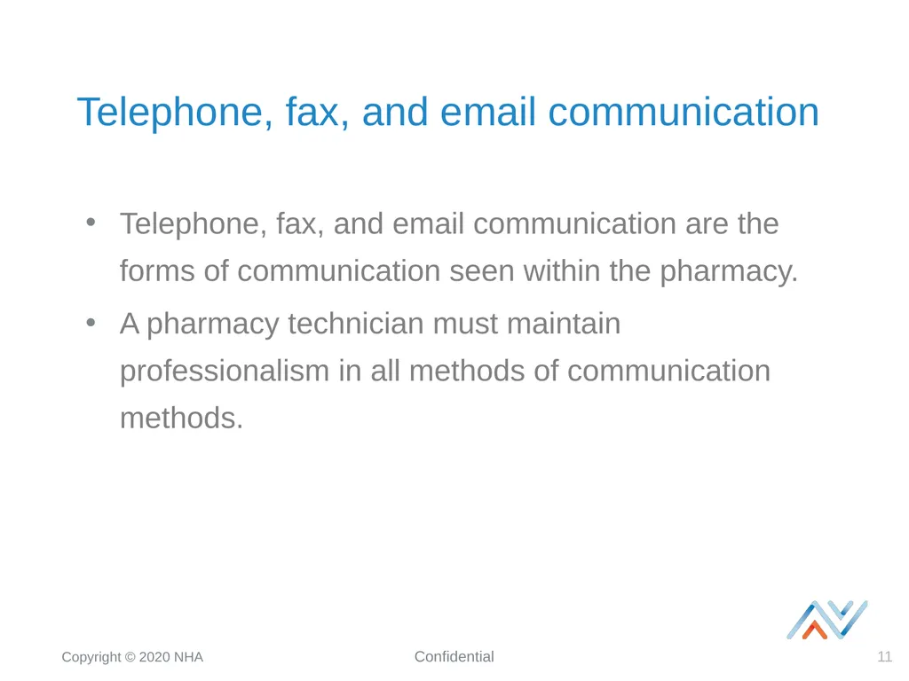 PharmaSeer Module 7: Patient Interaction R 176 G - slide 11 of 21
